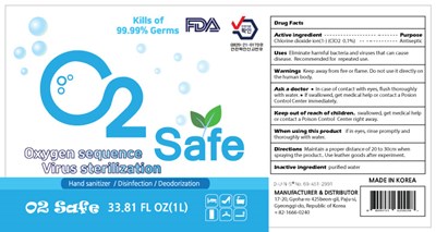 1000ml Ndc: 80928-201-03 Label (03 O2safe 1000ml Label)